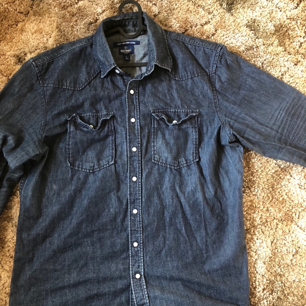 Old navy denim shirt